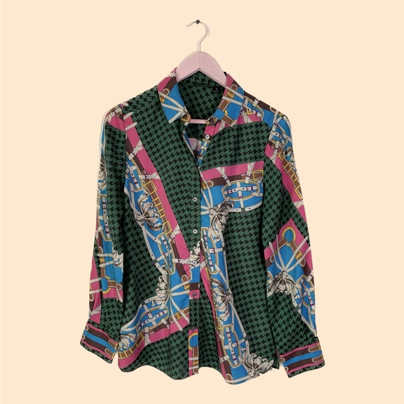 Carlisle Tops - Carlisle Collection Silk Shirt